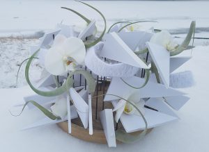 orchid flower arrangement