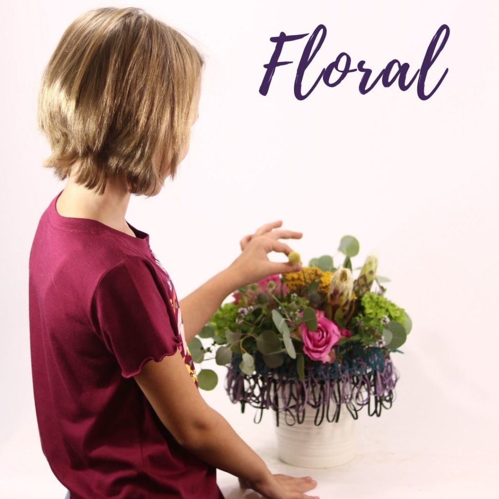 Floral design for kids